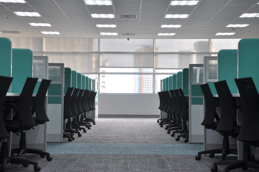 Commercial premises exterior — building cleaning mood